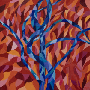 Arbre bleu (Collection Privée)