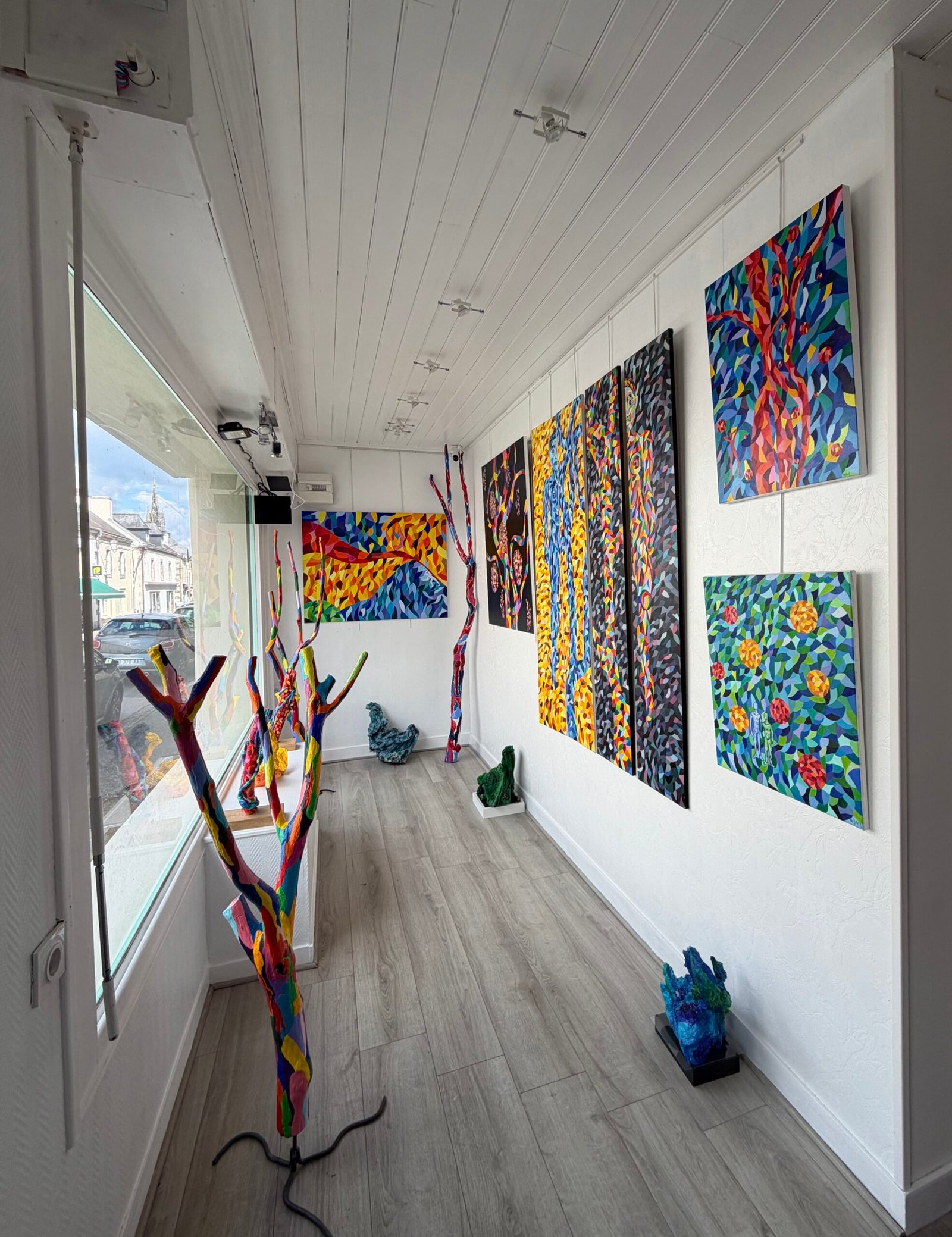 exposition de mes oeuvres Glaz Galerie 1