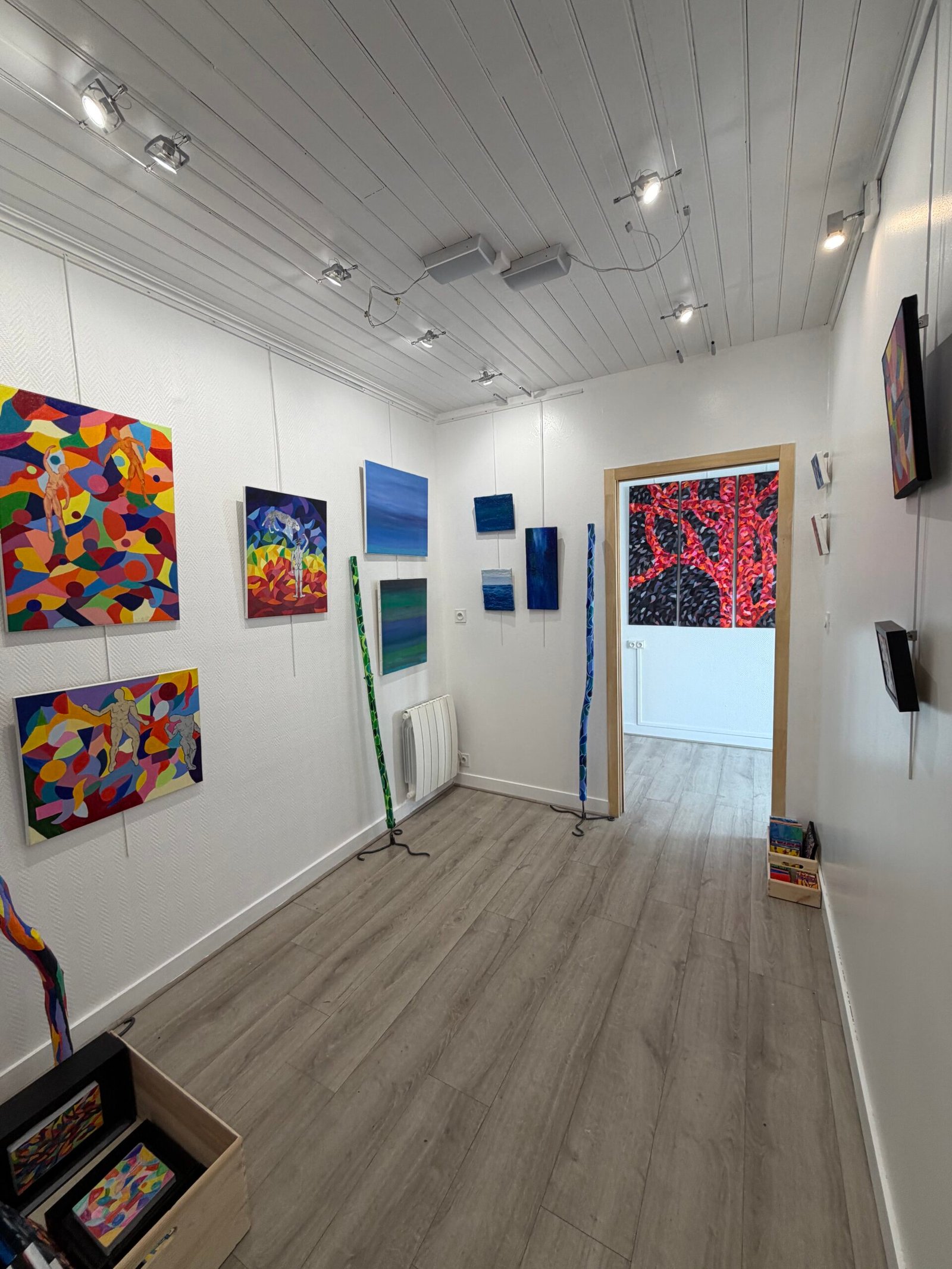 exposition de mes oeuvres Glaz Galerie 3